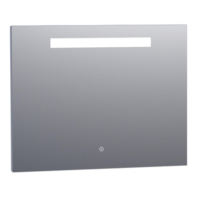 Saniclass Spiegel - 90x70cm - verlichting - aluminium