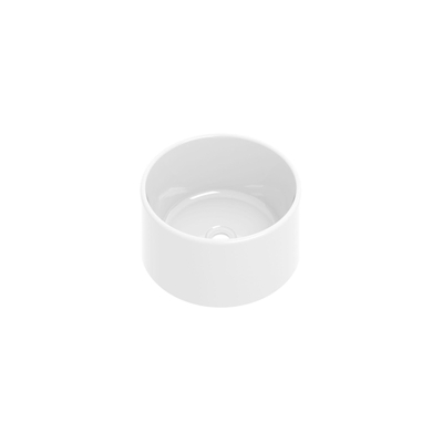 Basic-Line waskom - 39x39x15cm - rond - porselein wit glans