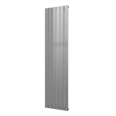 Plieger Cavallino Retto radiateur sèche-serviettes design vertical simple raccordement central 1800x450mm 910W argent métallique