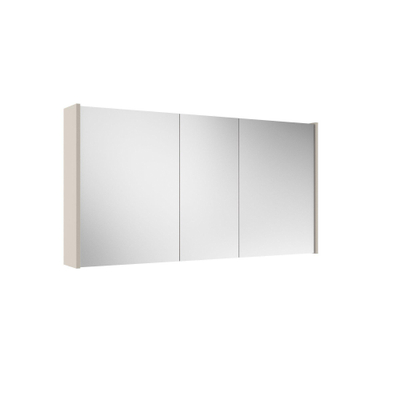 FugaFlow Eccelente Arredo Armoire de toilette - 120x63x16x16cm - avec panneaux latéraux - Cotton (beige)