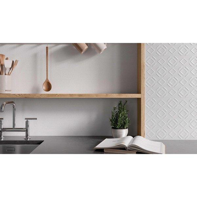 SAMPLE Colorker Pulsar Cl.316X1000 Pulsar Innedit White 224677 10,4Mm Mat Ret.Décor 31.6x100cm BLANC