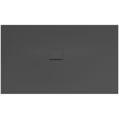 Villeroy & Boch Squaro infinity douchevloer - 170x100cm - Anthracite (grijs)