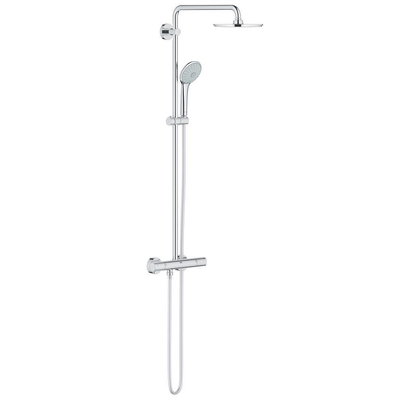 GROHE Euphoria Colonne de douche thermostatique avec douche de tête Euphoria 21cm et douchette à main Massage chrome