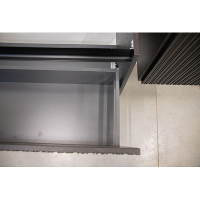 Saniclass Holz Base Meuble sous lavabo - 120cm - 1 tiroir - sans poignée - chêne foncé