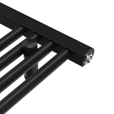 Rosani Classic radiator 60x180cm recht middenaansluiting 879watt mat zwart SHOWROOMMODEL