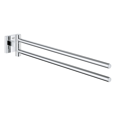 GROHE Start Cube Porte-serviettes - 43,8 cm - 2 bras - pivotant - chromé