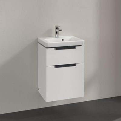 Villeroy & Boch Subway 2.0 wastafelonderkast - 44x59cm - 2 lades - glans wit