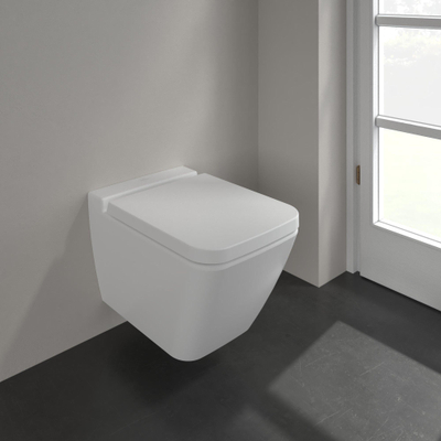 Villeroy & Boch Finion WC suspendu à fond creux DirectFlush 37.5x56cm Ceramic+ stone white