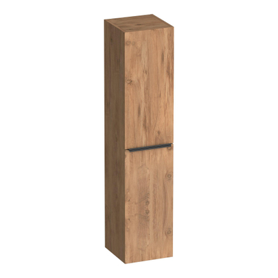 BRAUER Elevate armoire de salle de bains - 160x35x35cm - sans poignées rapportées - 2 portes - ouverture à gauche ou à droite - Chateau