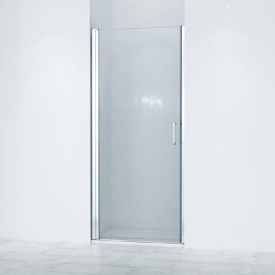 FugaFlow Efficiente Vetro Porte battante 90x200cm profilé chrome et verre de sécurité