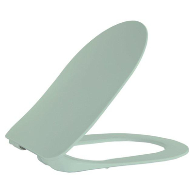 Creavit Toilette suspendu - 35.3x51cm - sans bride - avec abattant wc - vert émeraude