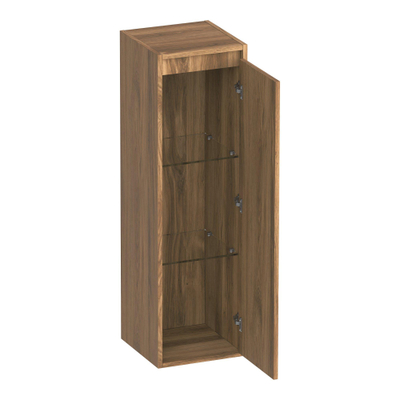 BRAUER Adore Wavy colonne haute - 120x35x35cm - 1 porte - ouverture à droite - sans poignée - Honey