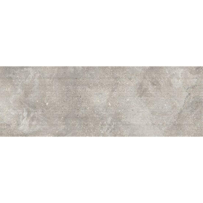 Vtwonen Portland wandtegel - 30x90cm - 8.7mm - gerectificeerd - relief - natuursteen look - mat gris (grijs)