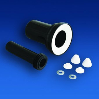Sanit raccordement de WC mural droit 180mm ensemble de raccordement complet