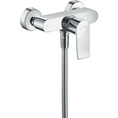 Hansgrohe Metris Eengreeps douchemengkraan - opbouw - hoogglans chroom
