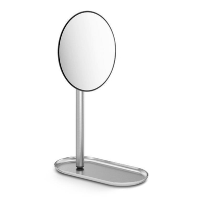 Zack Olomo make-upspiegel – rond – 10x30,2 cm – handmodel – RVS