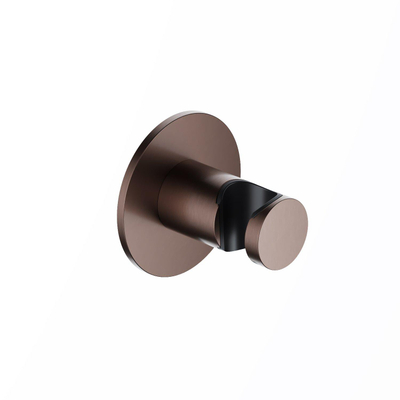 Hotbath Ace Support mural - pour douchette - Cuivre brossé PVD