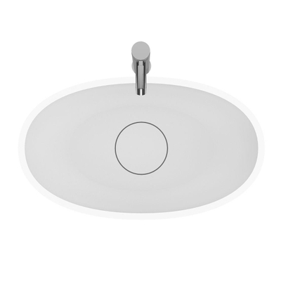 Riho Escala Vasque Solid Surface 55x32x15cm blanc mat