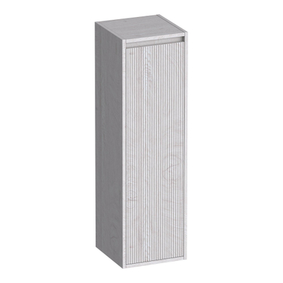 BRAUER Adore Wavy armoire haute - 120x35x35cm - 1 porte - ouvrant à gauche - sans poignée - Forest Seashell