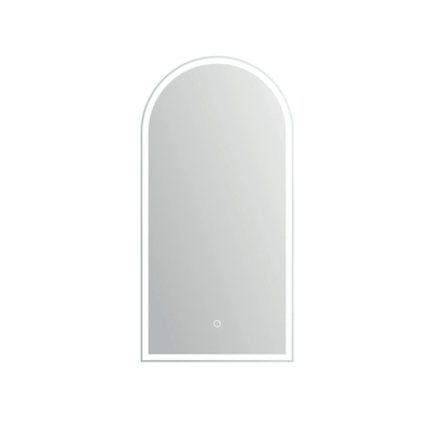 Arcqua Cove spiegel - 50x90cm - met led verlichting - met verwarming