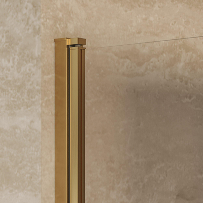 BRAUER Cosmic Nisdeur - 70x200 - draaiend - helder - glas omkeerbaar incl. glascoating - geborsteld goud PVD