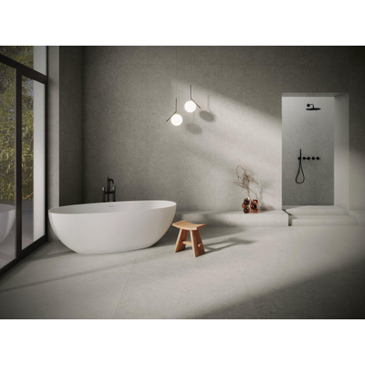 ÉCHANTILLON Terravito Elvano Carrelage parquet céramique mural et de sol - 60x60cm - 9mm - Greige