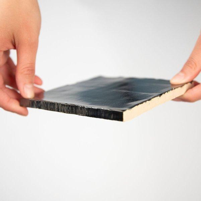 SAMPLE By Goof Carreau mural carreaux anciens hollandais blancs Vintage Brillant Argent