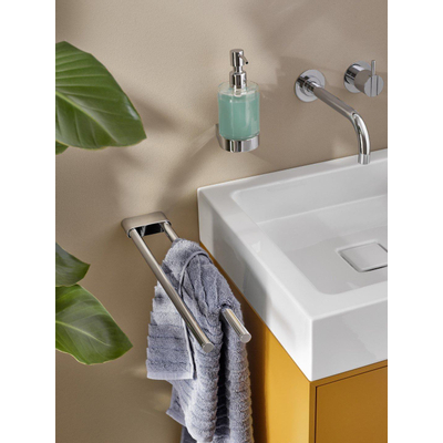 Emco Flow Distributeur de savon Verre en cristal Transparent Chrome