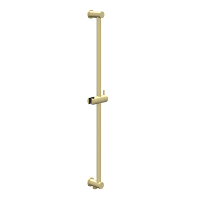 IVY Bond Ensemble de douche de tête - encastré - symmetry - inverseur-arrêt 2 voies - bras de plafond 15 cm - douche de tête medium 20 cm - barre de douche avec sortie - flexible de douche 150 cm - douchette satin spray - Or brossé mat PVD