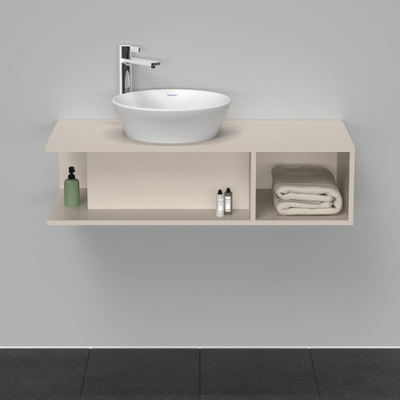 Duravit D-Neo wastafelonderkast 100x26x48cm Taupe Mat