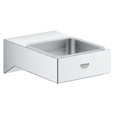GROHE Selection Cube Support mural - pour porte-savon/verre/distributeur de savon - chrome
