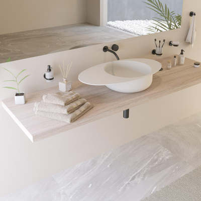 Ideavit Solidcap 8.0 vasque à poser 80,4x45,2x15,5cm solid surface blanc mat