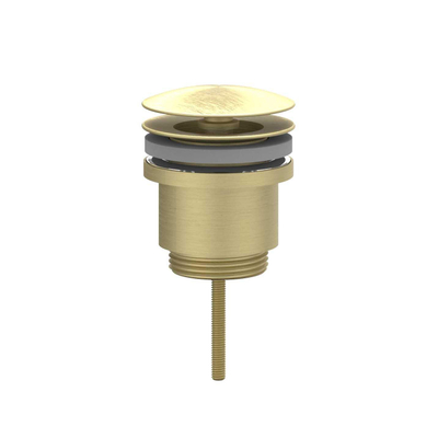 IVY Design Bouchon de vidage - toujours ouvert - Or brossé mat PVD