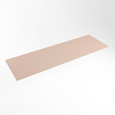 Mondiaz TOP 51 Topblad - 160x51x0.9cm - geschikt voor afdekplaat - Solid surface - Rosee