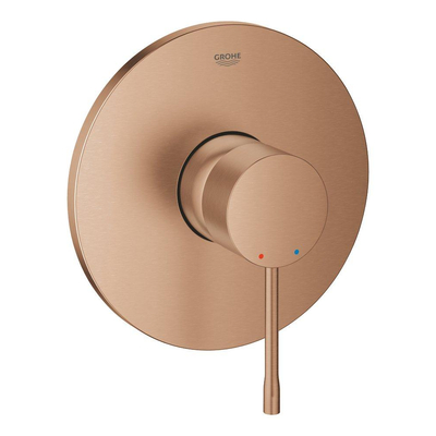 Grohe Essence New Mitigeur de douche encastré - 1 bouton - brushed warm sunset 24057DL1