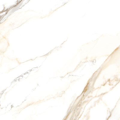 Terravito Ferrato wand- en vloertegel - 60x60cm - 9.0mm - Vierkant - gerectificeerd - Natuursteen look - mat wit - Gold