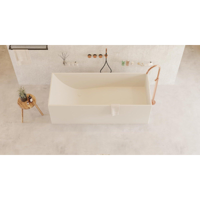 Ideavit Solidstar Vrijstaand bad - 170x72cm - rechthoekig - solid surface - wit