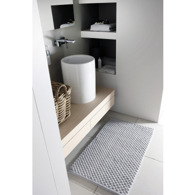 Aquanova Maks Tapis de bain 70x120cm Gris argenté
