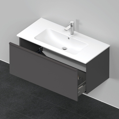 Duravit D-neo Meuble sous vasque 101x46.2x44cm 1 tiroir Graphite mat