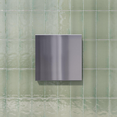 Brauer opbouwnis - 25x25cm - Chroom