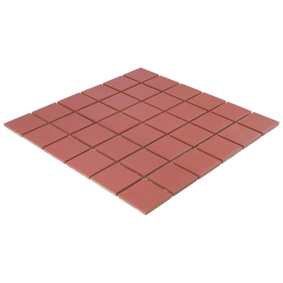 The Mosaic Factory Patterns Mozaïektegel - 4.8x4.8cm - wand en vloertegel - mat - terra cotta
