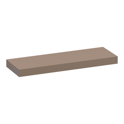 BRAUER Creek plan vasque suspendu - 140x50x10cm - moka mat