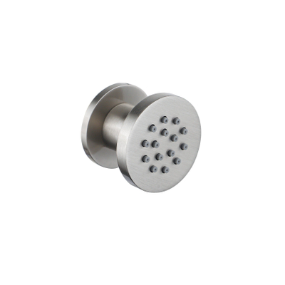 Fortifura Calvi Buse hydromassante - 5cm - rond - PVD - Inox brossé