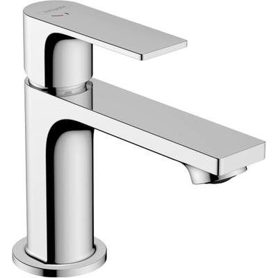 Hansgrohe Rebris e Eengreeps wastafelmengkraan - 80 - coolstart - met PopUp - trekwaste - hoogglans chroom