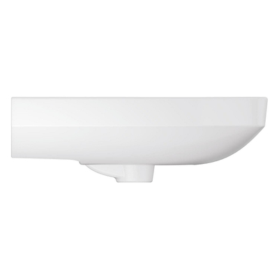 Lavabo Grohe Euro céramique 60cm avec trou de robinet avec trop-plein blanc alpin