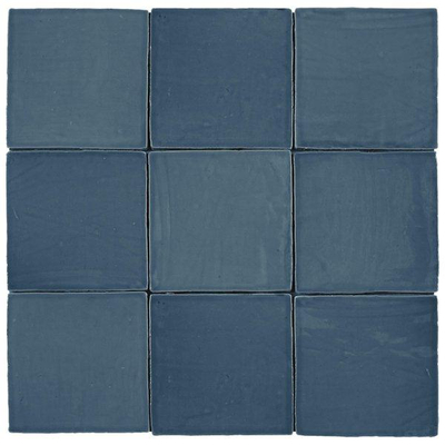 SAMPLE Roca St Tropez Carrelage mural 13x13cm 8.5mm pâte blanche Azul