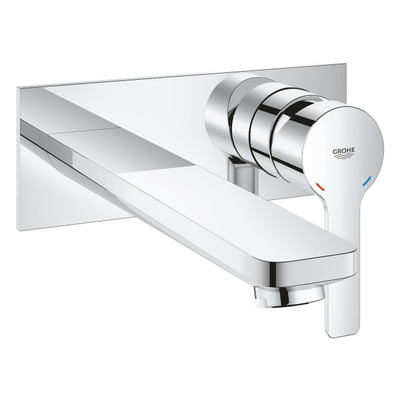 GROHE Lineare New élément apparent économiseur d'eau pour robinet encastré mural taille L avec bec 20,7cm chrome