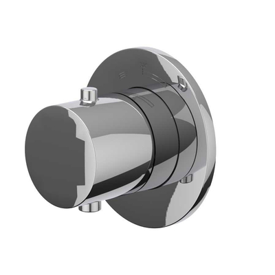 IVY Bond Partie apparente - pour mitigeur thermostatique encastré - Symmetry - rosace ronde - Chromé