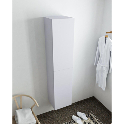 MONDIAZ BEAM Colonne de salle de bain suspendu 35x160x35cm avec 2 portes Cale