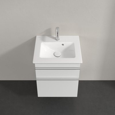 Villeroy & Boch venticello fonteinonderbouwkast - met 2 laden - voor fontein - 46.6x42.6x59cm - glans wit